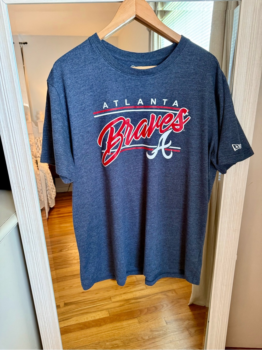 Unisex Officially Licensed New Era MLB Atlanta Braves Throwback T-Shirt
